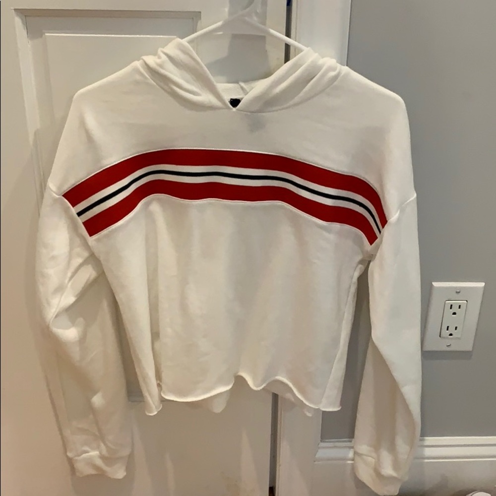 white hoodie